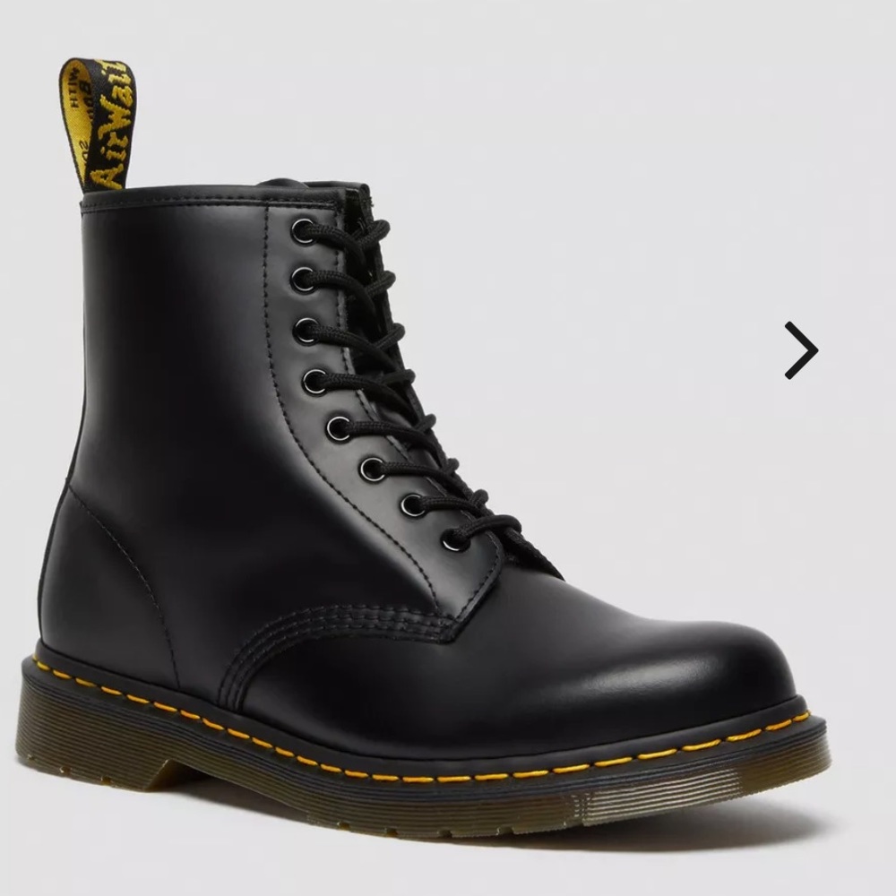 Doc Marten’s 1460 Black Smooth Leather Lace Up Boots